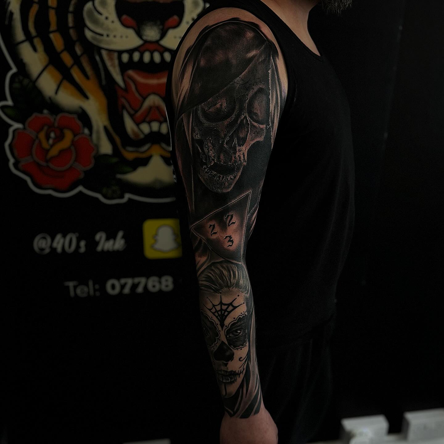 Tattoo work by 40s Ink